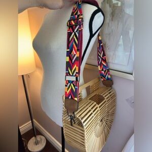 🦄 Colorful Boho replacement purse strap 28-48”